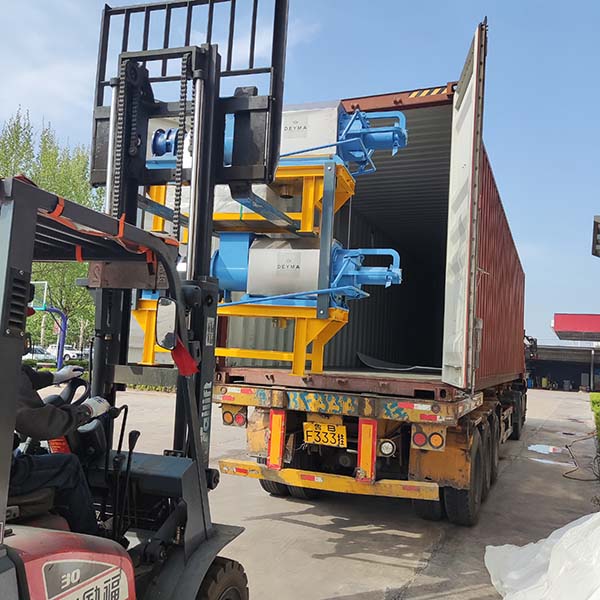 Shipping Dewatering Machine to Spain