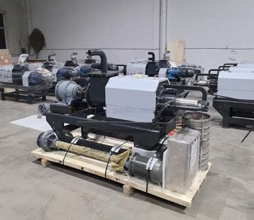 Two TZ-280 Screw Dewatering Machines to Japan