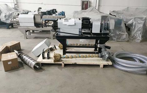 Shipping a TZ-180 Manure Screw Press to Guatemala