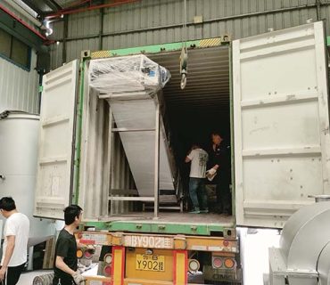 Shipping Stainless Steel Incline Conveyors to Malaysia