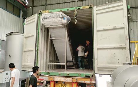 Shipping Stainless Steel Incline Conveyors to Malaysia